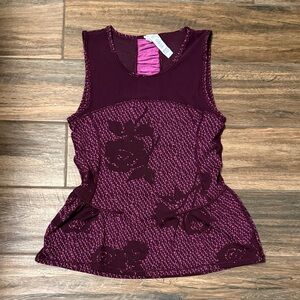 American Eagle Outfitters Purple Patterned Tank Top